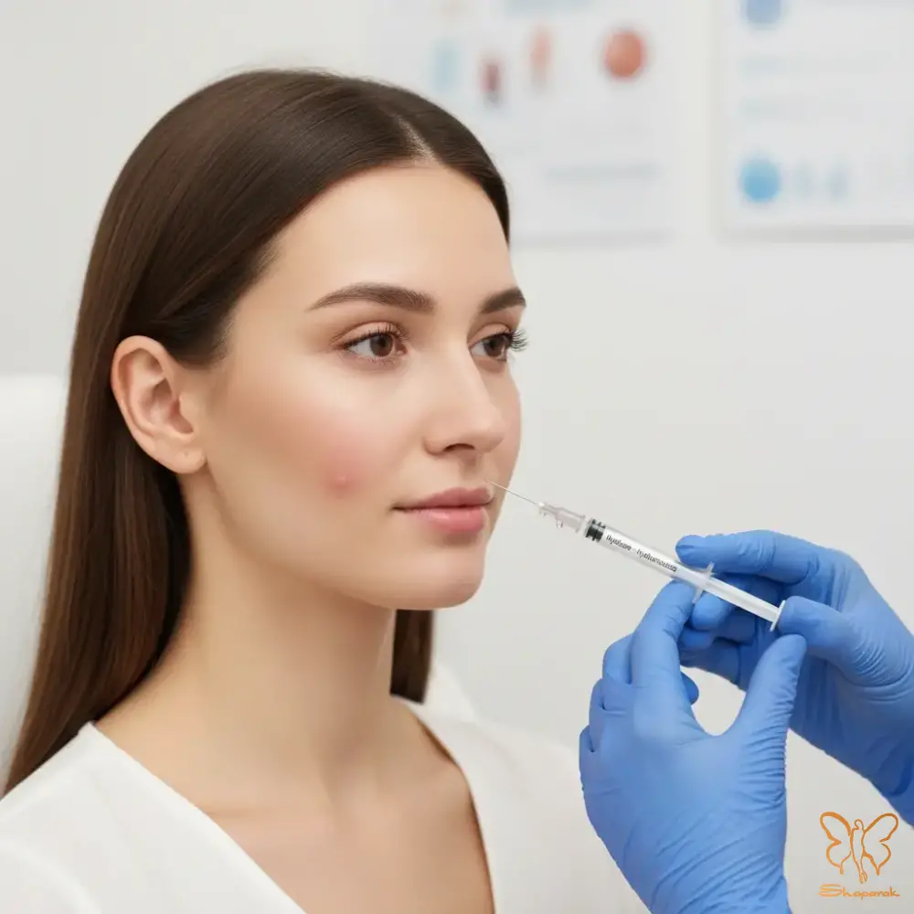 استفاده از آنزیم هیالاز و لیزر درمانی استفاده از آنزیم هیالاز و لیزر درمانی