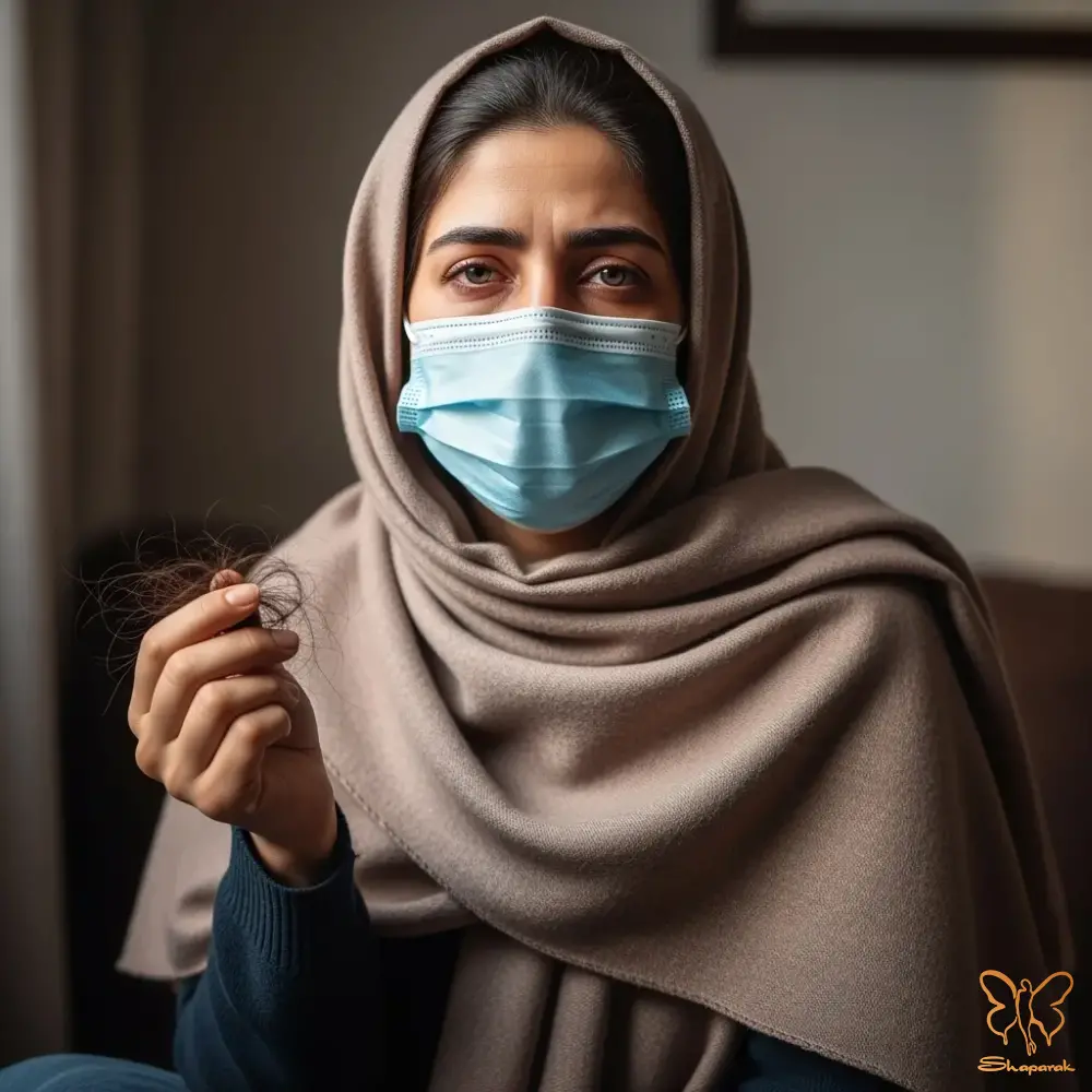  یعنی ریزش موی موقتی که در آن موها به فاز استراحت میروند