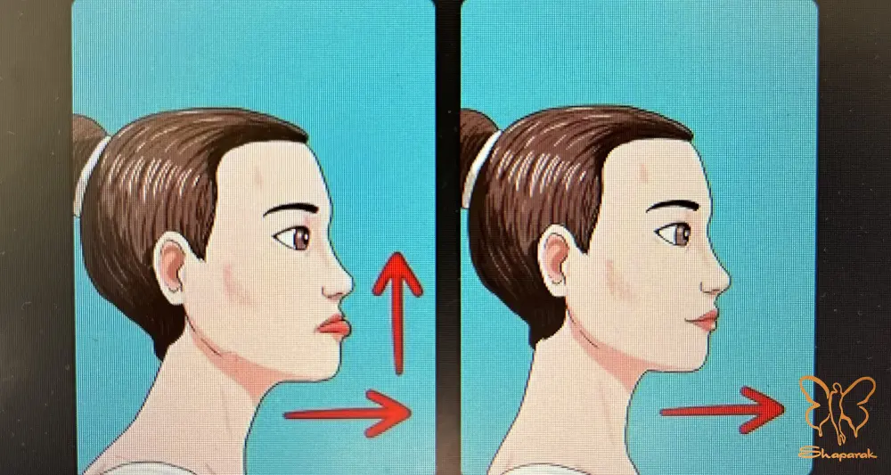 ورزش برای غبغب