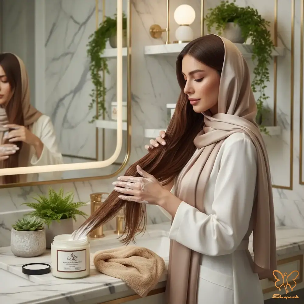 روش صحیح استفاده از ماسک مو روش صحیح استفاده از ماسک مو