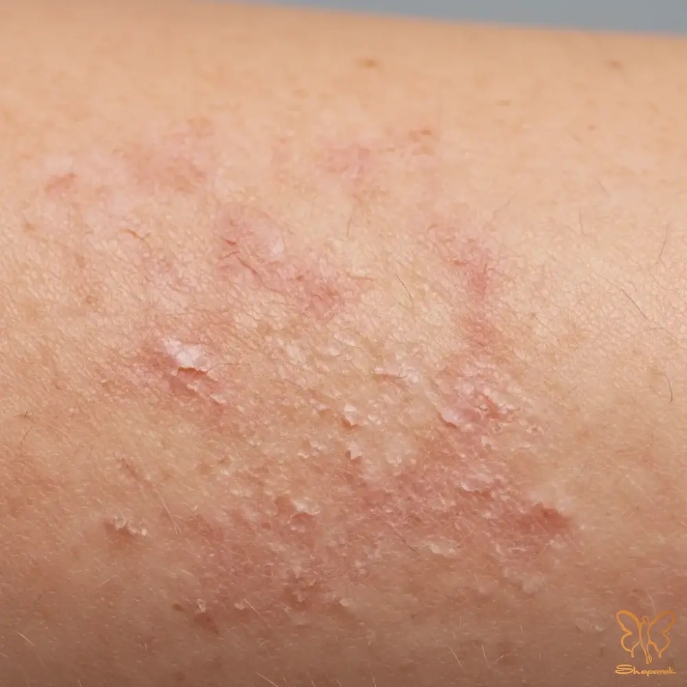 عفونت قارچی تینیا تهاجم میکروسکوپی به سطح پوست