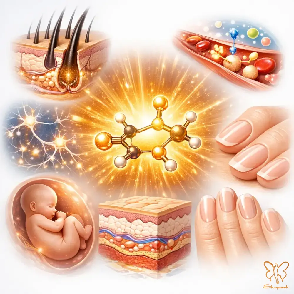 سایر کاربردهای حیاتی بیوتین در سیستم بدن سایر کاربردهای حیاتی بیوتین در سیستم بدن