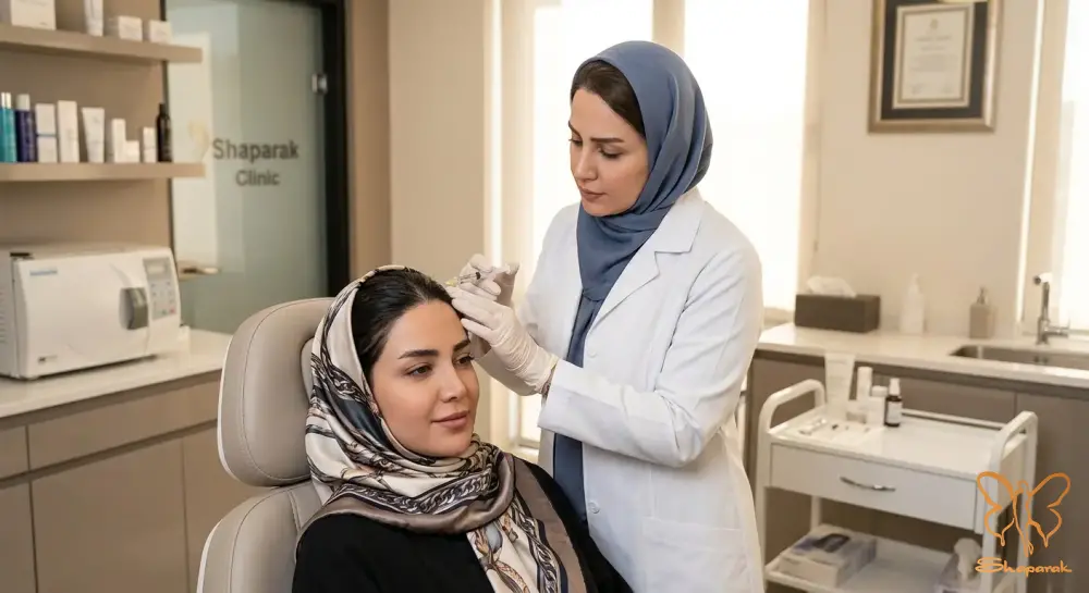 خدمات نوین کلینیک شاپرک برای تقویت و رشد مجدد مو