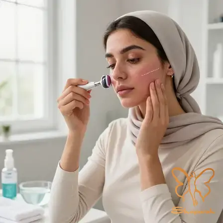 میکرونیدلینگ خانگی با درمارولر ریسک عفونت و اسکار دائمی