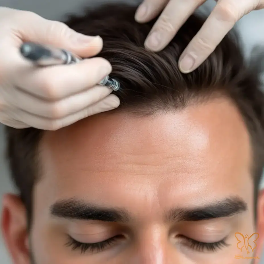 تزریق بوتاکس کف سر