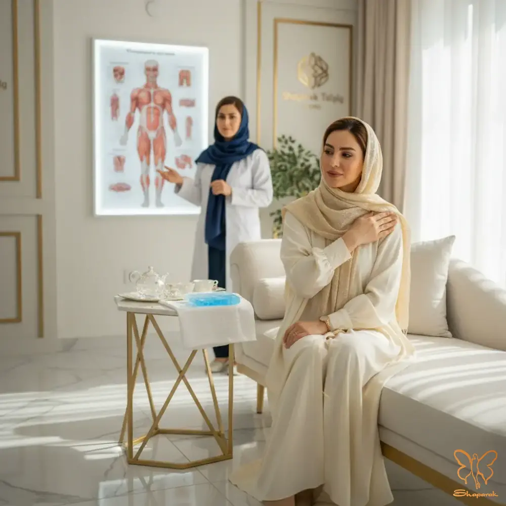 بوتاکس عضله تراپزیوس بوتاکس عضله تراپزیوس