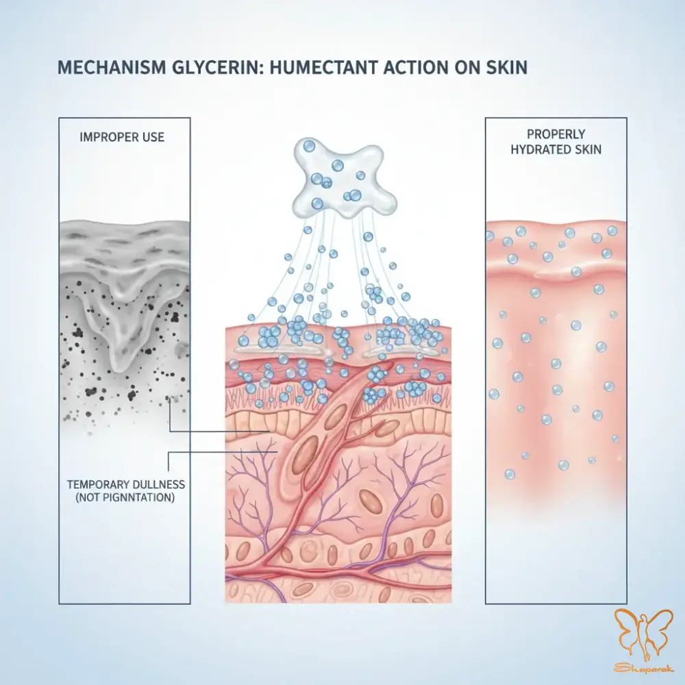 آیا گلیسیرین پوست را تیره می کند آیا گلیسیرین پوست را تیره می کند