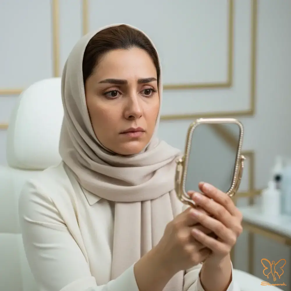 خطوط خواب عامل پیری نامتقارن صورت خطوط خواب عامل پیری نامتقارن صورت