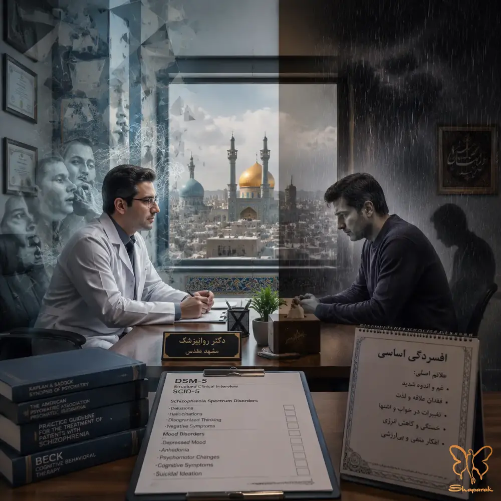تفاوت بیماری شیزوفرنی با مالیخولیا در ارزیابیهای بالینی مشهد