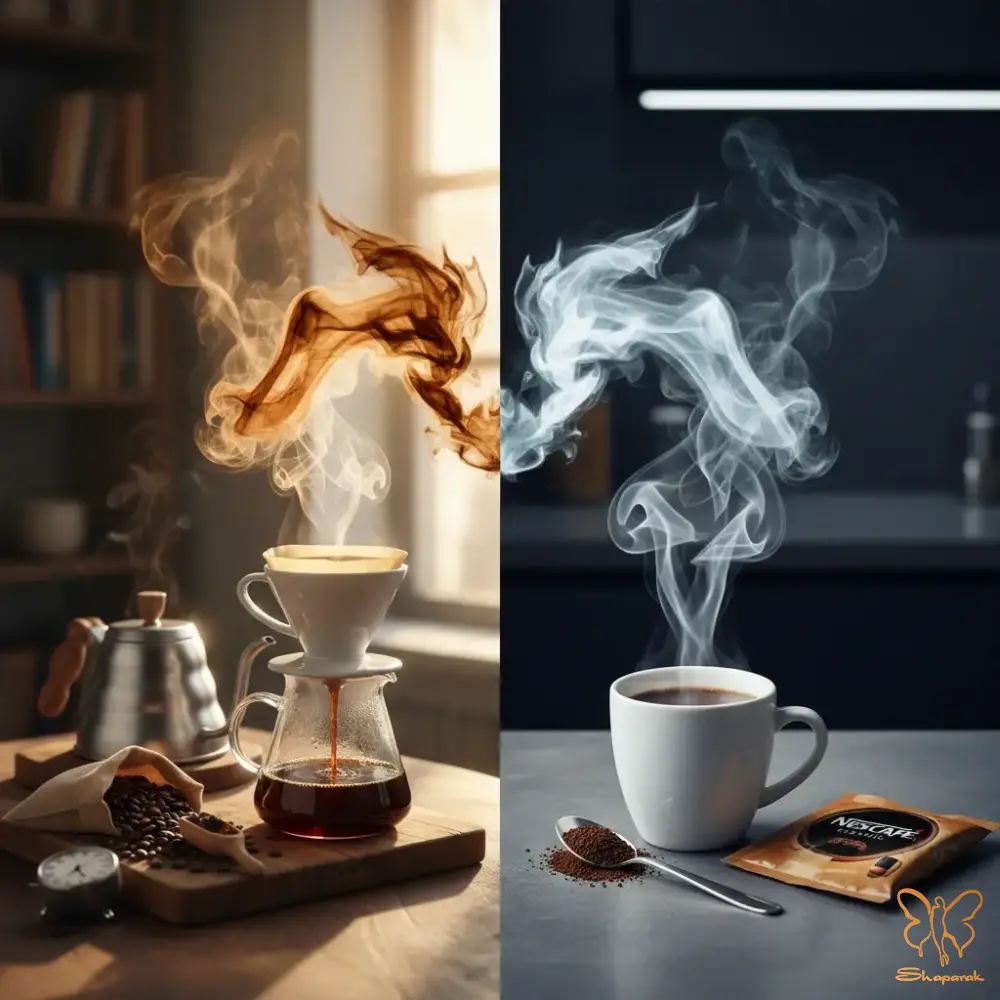 قهوه دمی یا قهوه فوری نسکافه نبردی بر سر کیفیت قهوه دمی یا قهوه فوری نسکافه نبردی بر سر کیفیت