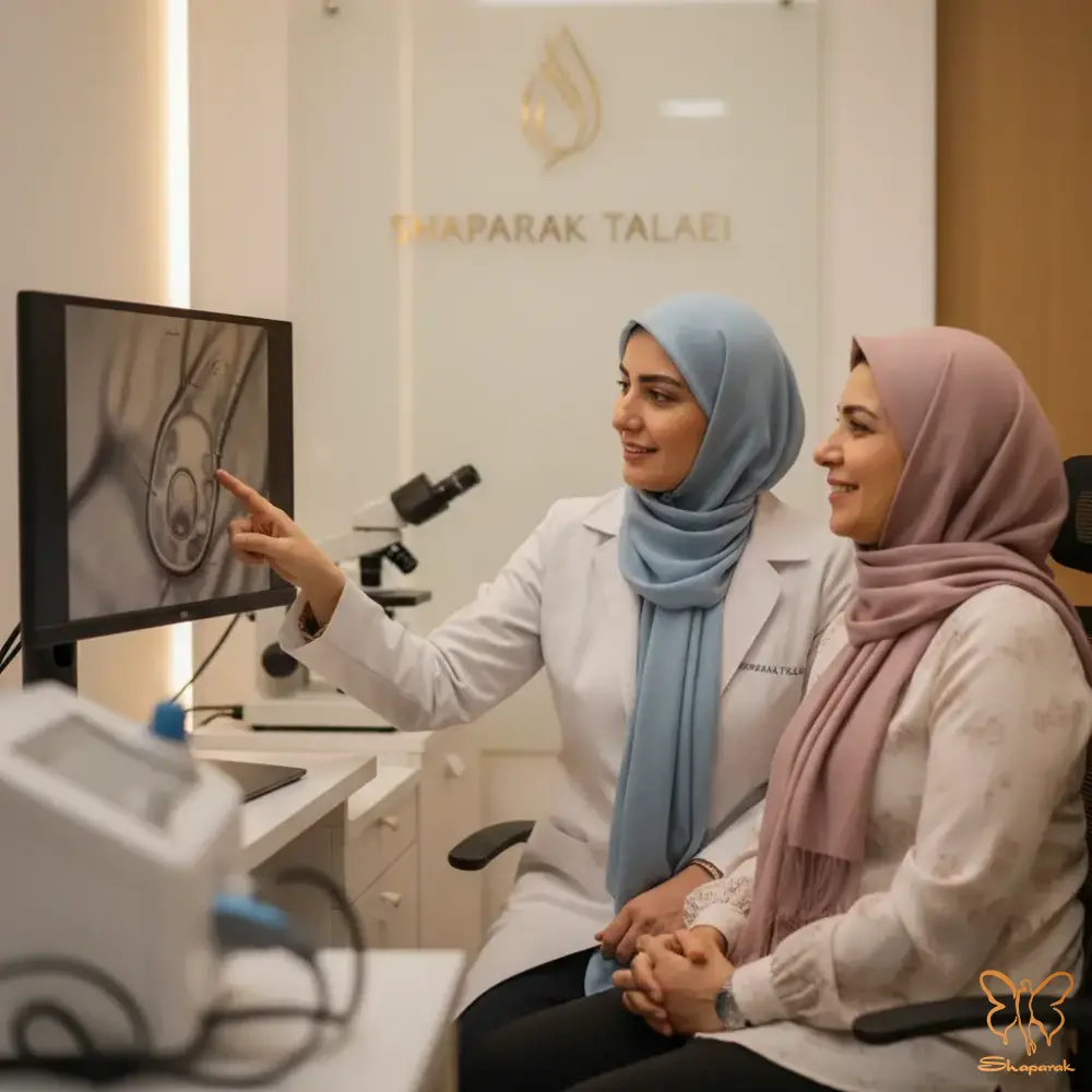 تأثیر کاهش تولید سبوم بر بافت مو