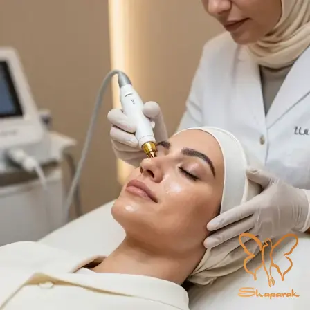 تأثیر طلای ۲۴ عیار بر کیفیت و اثربخشی درمان RF فرکشنال در کلینیک شاپرک طلایی تأثیر طلای ۲۴ عیار بر کیفیت و اثربخشی درمان RF فرکشنال در کلینیک شاپرک طلایی