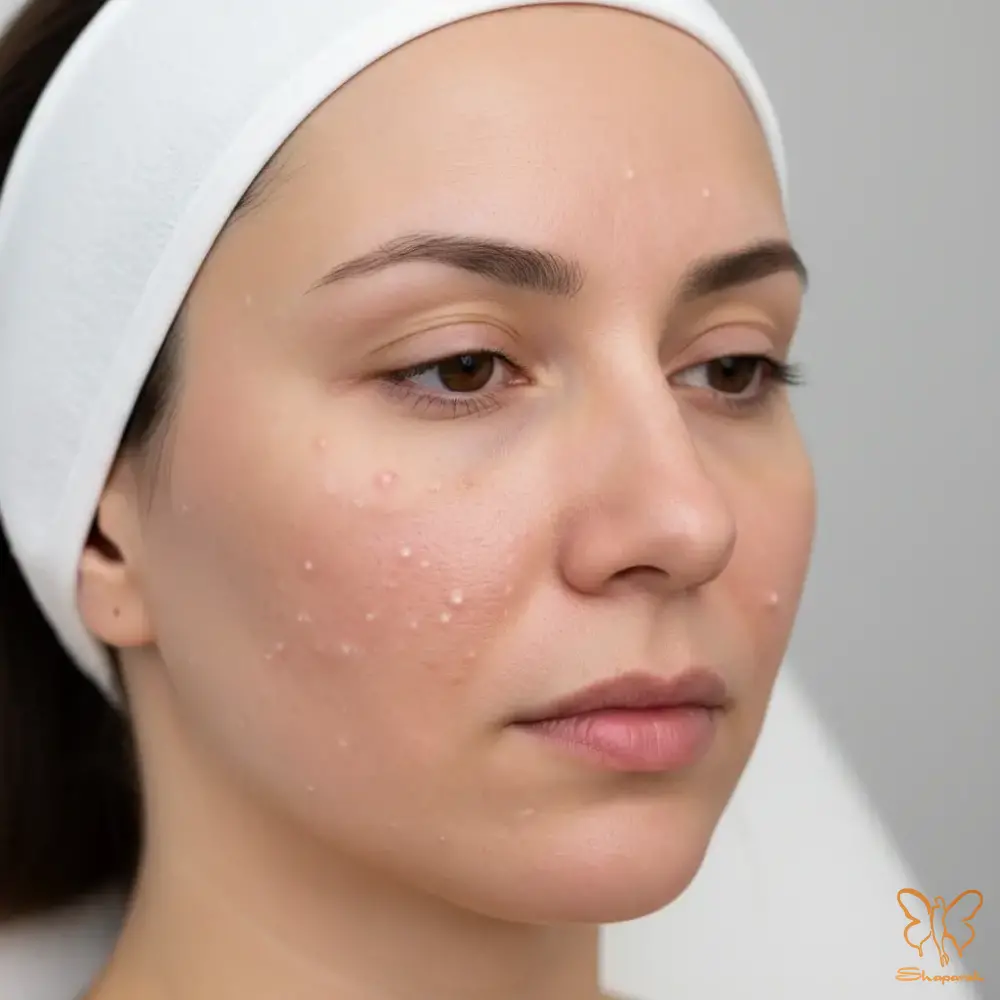 جوش های ریز سفید بعد از سابسیژن جوش های ریز سفید بعد از سابسیژن