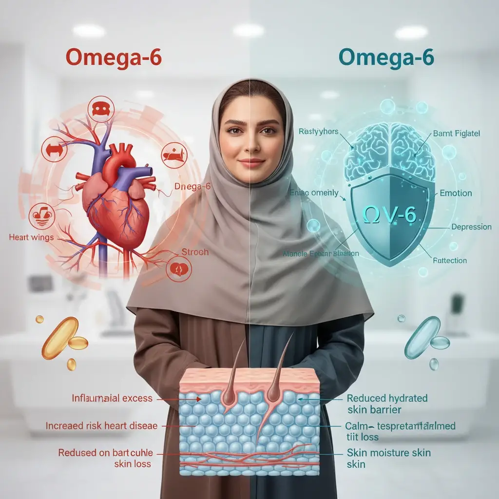 رابطه امگا 3 با رطوبترسانی پوست