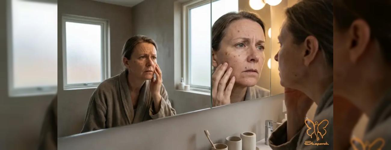 علت و درمان لک های افزایش سن در مشهد | از لیزر فوتونا تا مزوتراپی + هزینه درمان
