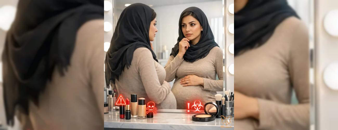 خطرات استفاده از لوازم آرایشی در بارداری + بایدها و نبایدهای پوستی مشهد