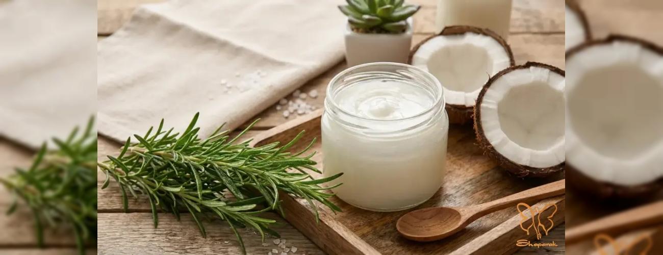 رزماری و نارگیل به کف سر یا ساقه مو؟ + روتین پیشرفته کلینیک شاپرک مشهد