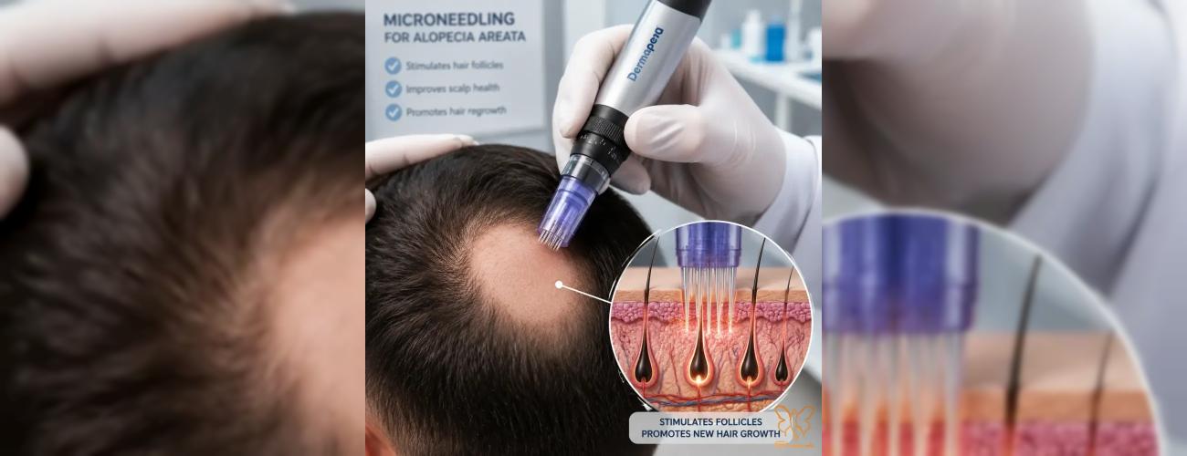 آیا میکرونیدلینگ آلوپسی سکه ای را درمان می‌کند؟ (بررسی مزوتراپی و PRP)