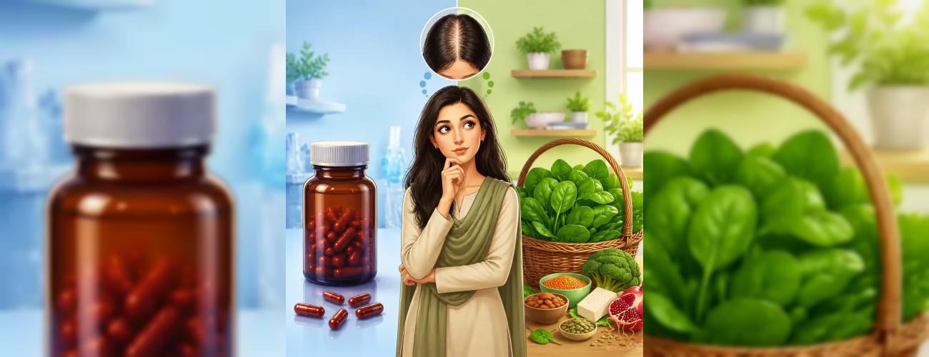 درمان ریزش مو بر اثر کمبود آهن: قرص بخوریم یا اسفناج؟ + سریع‌ترین درمان کلینیکی در مشهد