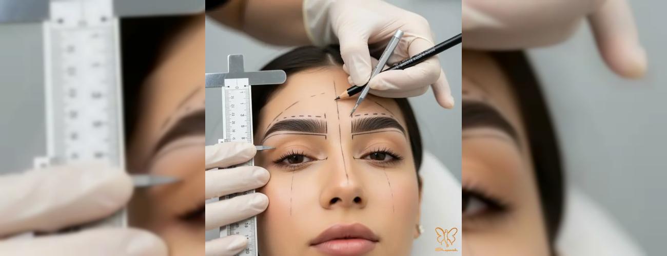 کاشت ابرو VIP در کلینیک شاپرک طلایی مشهد