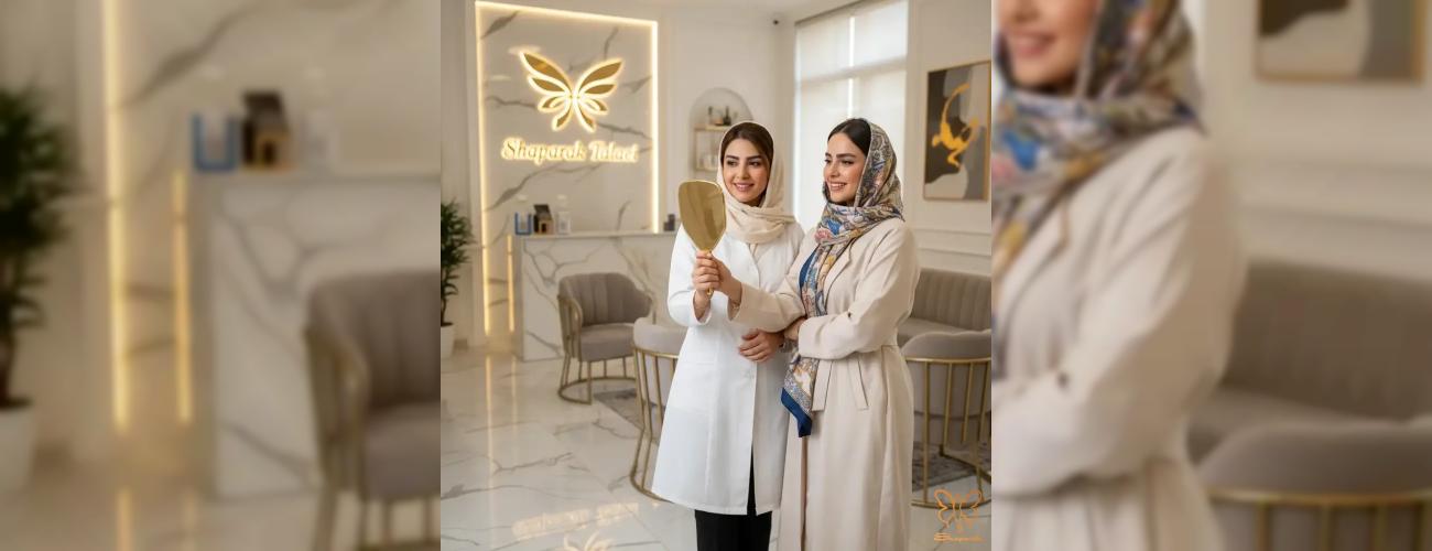 زاویه سازی صورت تکنیک وی لاین؛ راز داشتن چهره‌ای هالیوودی در کلینیک شاپرک طلایی مشهد