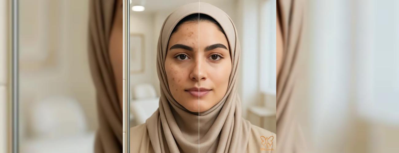 چگونه بدون آرایش زیبا باشیم؟ راهنمای تخصصی کلینیک شاپرک طلایی برای رفع لک و کدری پوست
