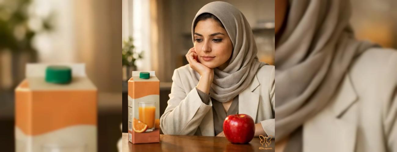 آب‌ میوه صنعتی یا سم کلاژن؟ راز داشتن پوست آیینه‌ای در مشهد