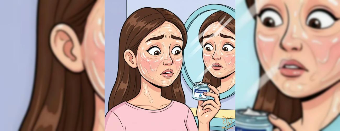 اسلاگینگ با وازلین؛ راهی برای پوست شیشه‌ای یا کابوس جوش‌های زیرپوستی؟