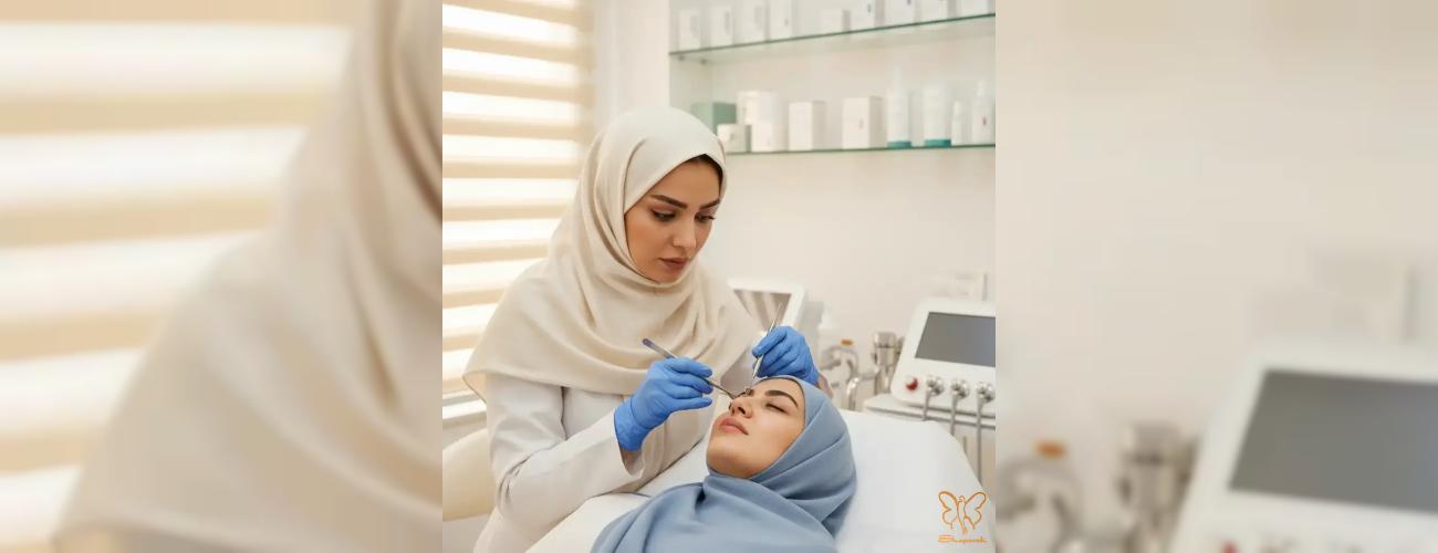 جوش سرسیاه روی بینی؟ راهنمای قطعی درمان در کلینیک شاپرک طلایی مشهد
