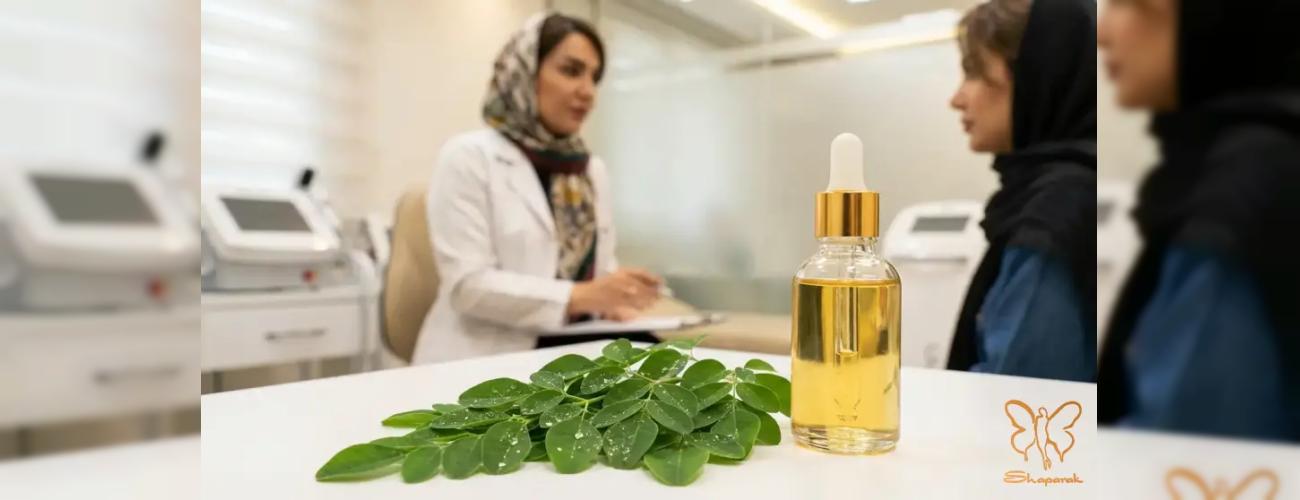 ۳ خاصیت طلایی روغن مورینگا که متخصصان پوست پنهان می‌کنند!