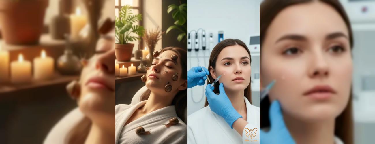 تزریق مزوژل یا حلزون تراپی؟ | کدام پوست شما را واقعا جوان می‌کند؟ (راهنمای کامل)