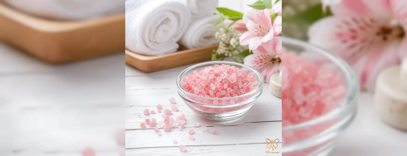 معجزه نمک صورتی برای پوست و مو + مشاوره زیبایی کلینیک شاپرک مشهد
