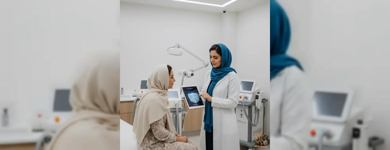 درمان قطعی اسکار و جای بخیه؛ پانسمان‌های نانوفیبری تا لیزرهای فرکشنال در کلینیک شاپرک طلایی مشهد