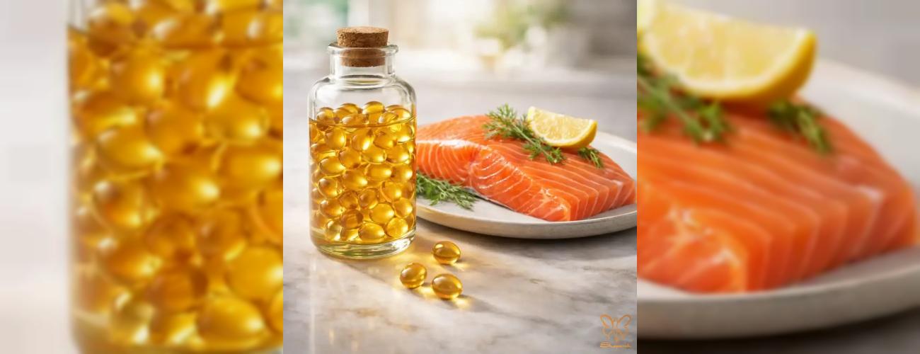 خواص جادویی روغن ماهی برای پوست و مو: راز درخشش در کلینیک شاپرک طلایی