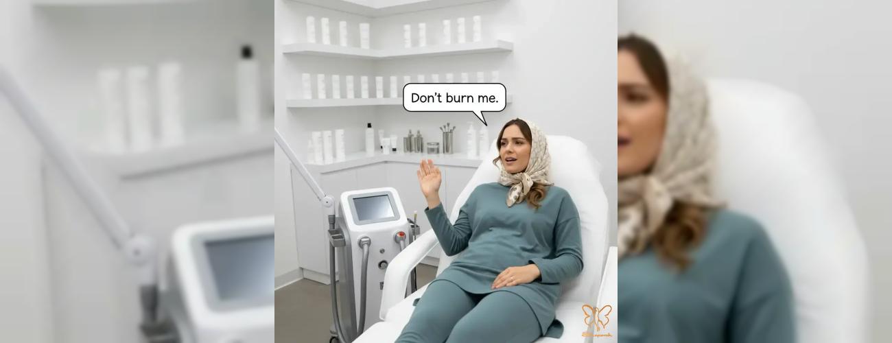 در چه صورت حین انجام لیزر موهای زائد دچار سوختگی میشویم