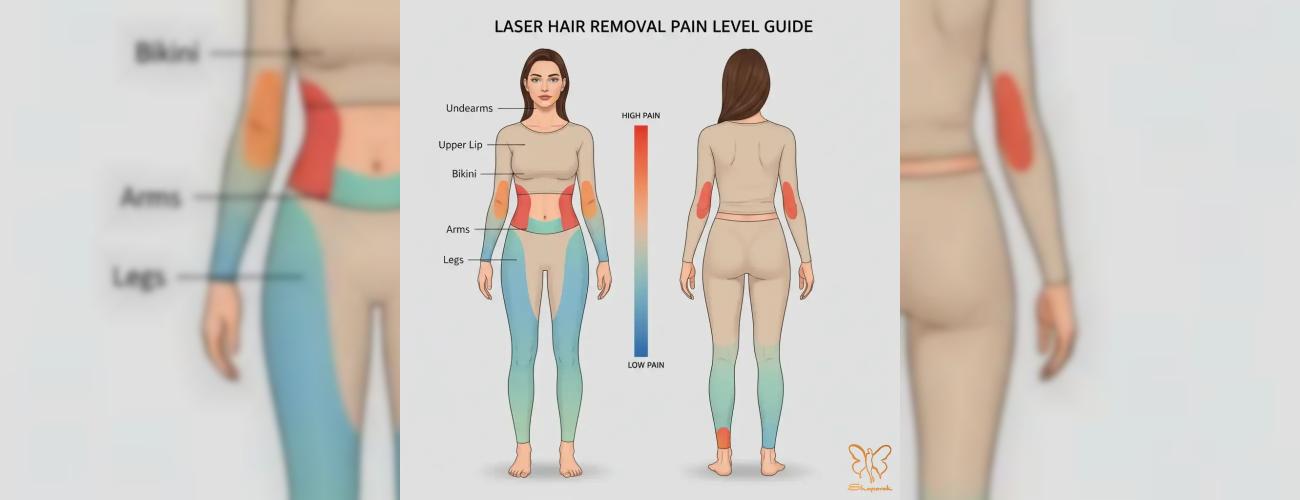 پردردترین و کم‌دردترین نواحی بدن برای لیزر مو زائد کدامند؟