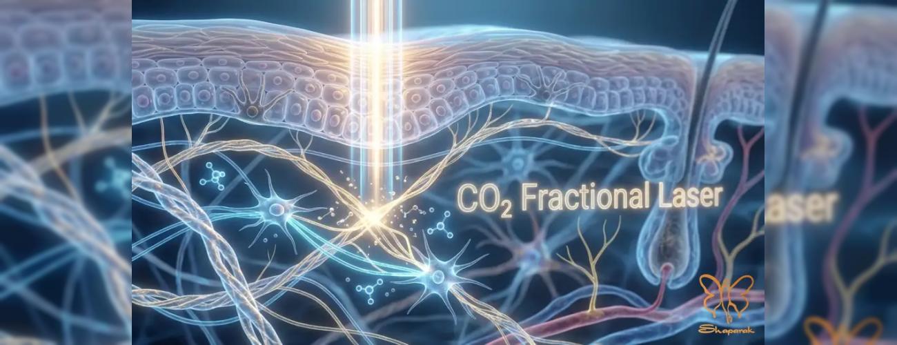صفرتا صد درمان های دستگاه CO2 فرکشنال در کلینیک شاپرک مشهد 