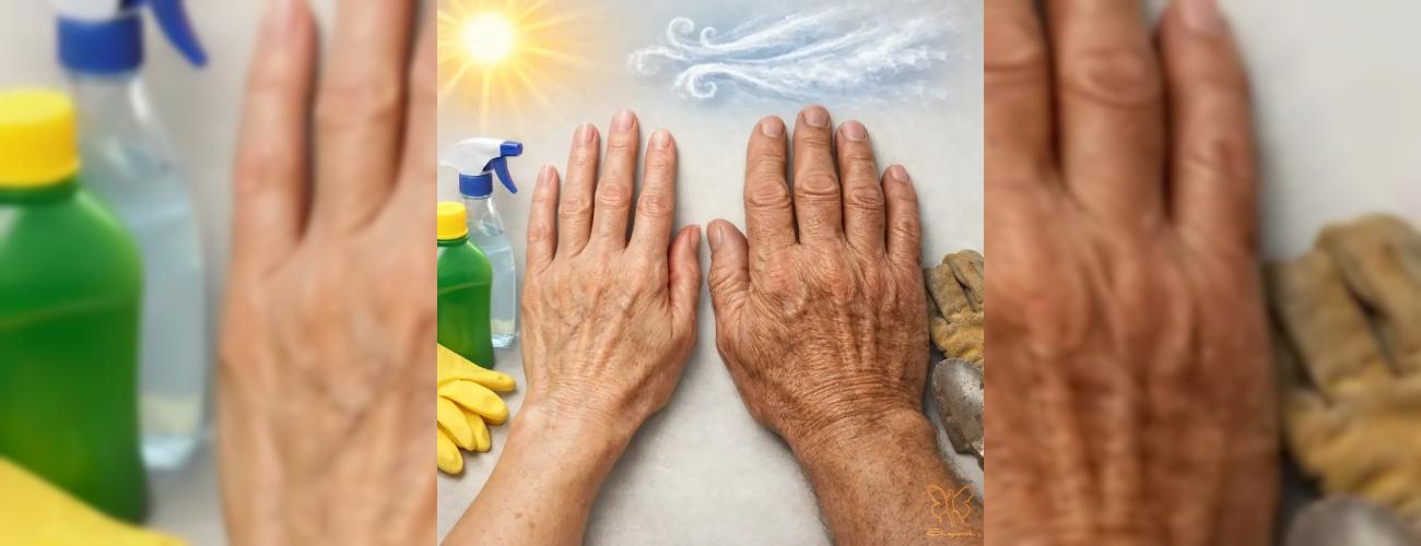 بررسی علل پیری دست خانم ها و آقایان + درمان آن در کلینیک شاپرک مشهد