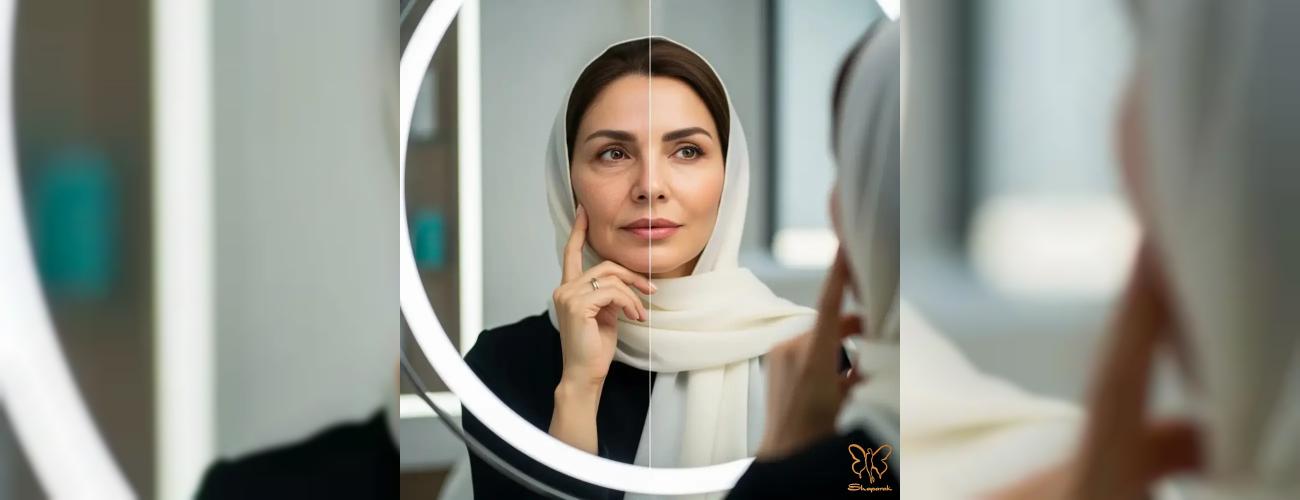 کاهش چین و چروک با مراقبت صحیح ! رازهای کاهش چین و چروک با شاپرک طلایی