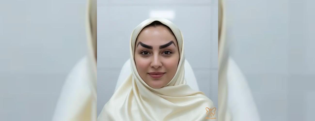 ابروی شیطانی بعد از تزریق بوتاکس: علت، درمان و راه جلوگیری در کلینیک شاپرک طلایی