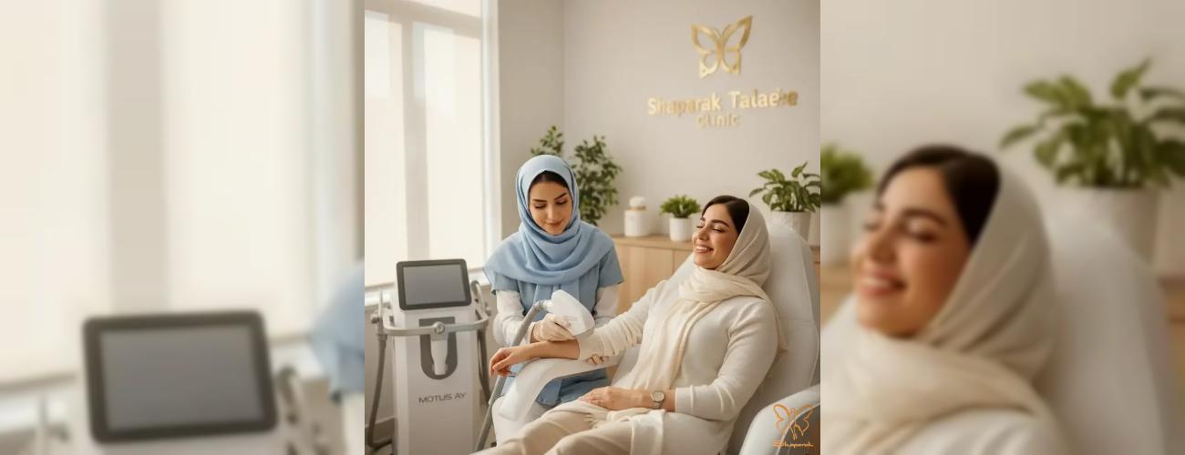 لیزر بدون درد و سوختگی، افسانه یا واقعیت؟ بررسی لیزر کندلا و موتوس در کلینیک شاپرک