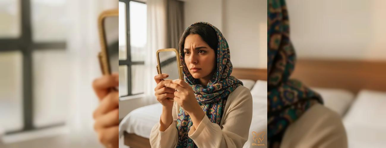 جوش پیشانی بعد از رنگ مو؟ درمان قطعی آکنه پومید در کلینیک شاپرک طلایی مشهد