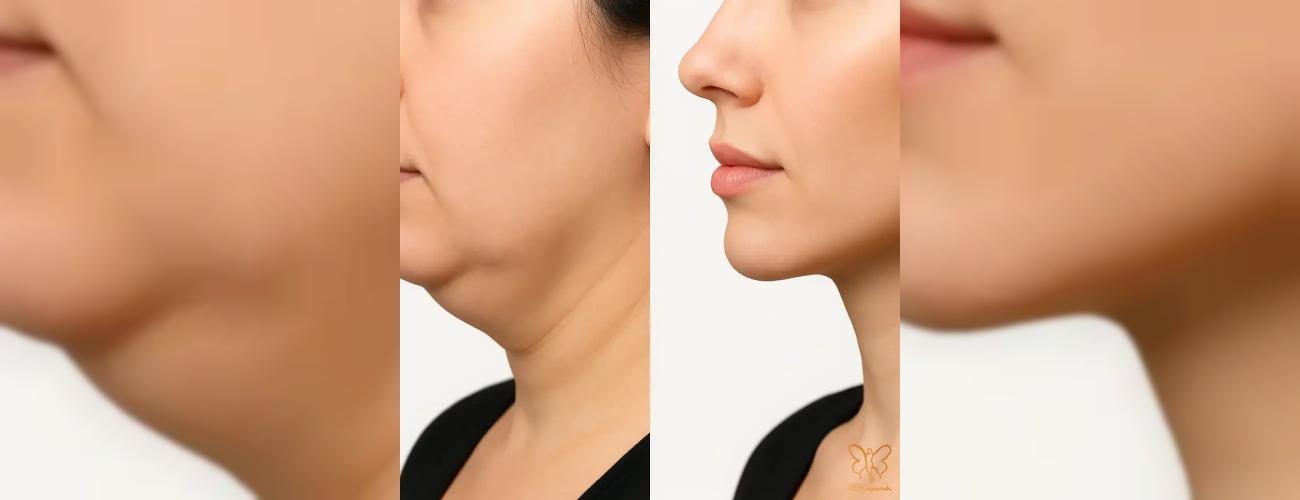 رفع غبغب در مشهد: 3 روش قطعی و بدون جراحی در کلینیک شاپرک طلایی