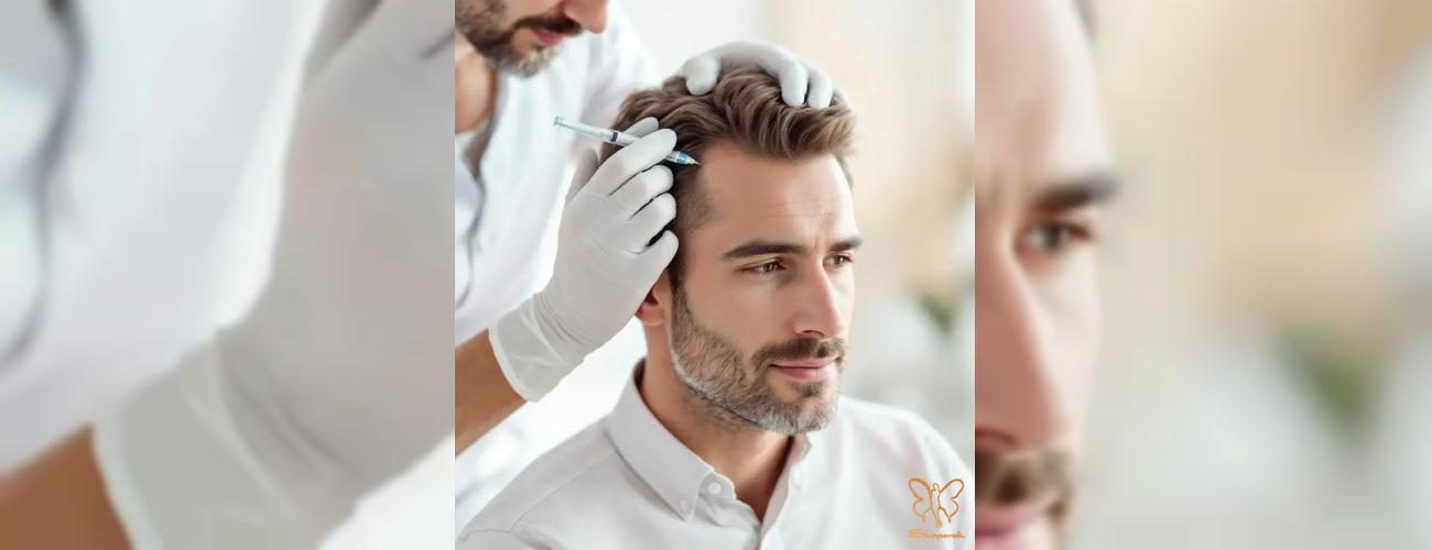 پایان دوره شوک: حفظ تراکم موها در کاشت به روش نیدل با تکنیک های تقویتی شاپرک طلایی