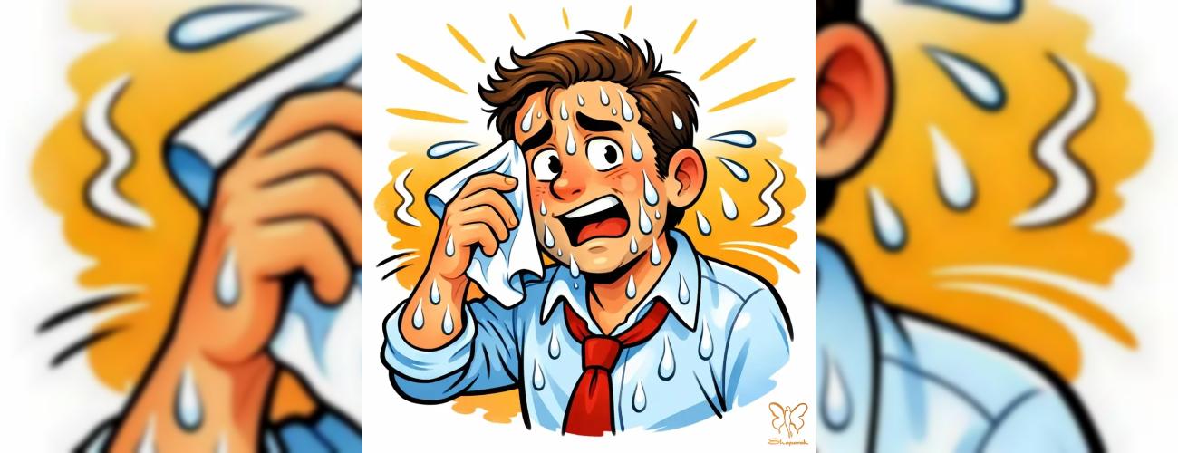 علت تعریق بیش از حد چیست؟ راهکارهای قطعی درمان در مشهد