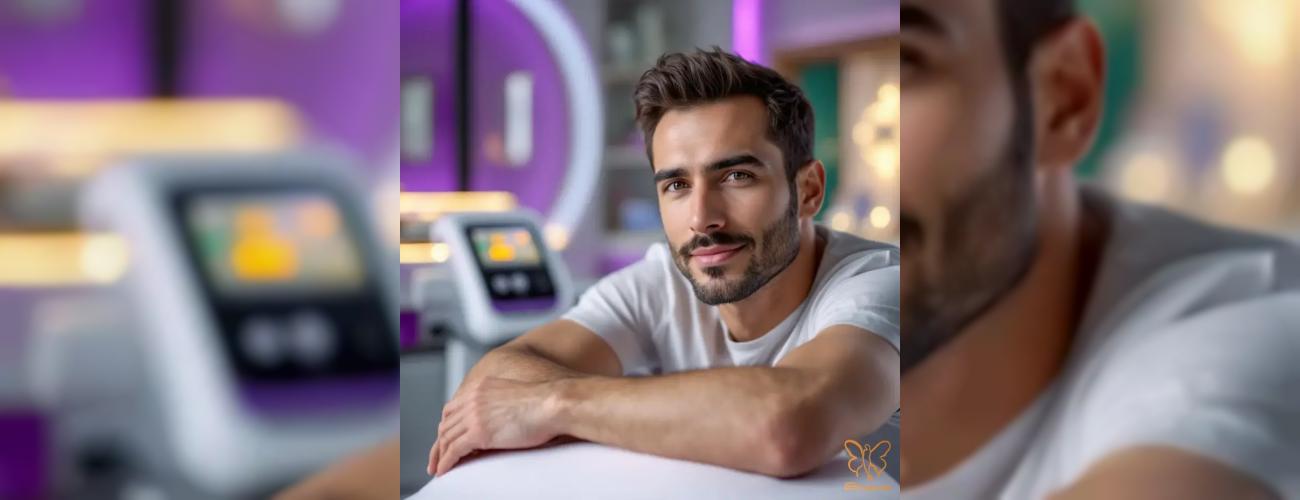 لیزر موهای زائد الکساندرایت موتوس AX ویژه آقایان در شاپرک طلایی مشهد