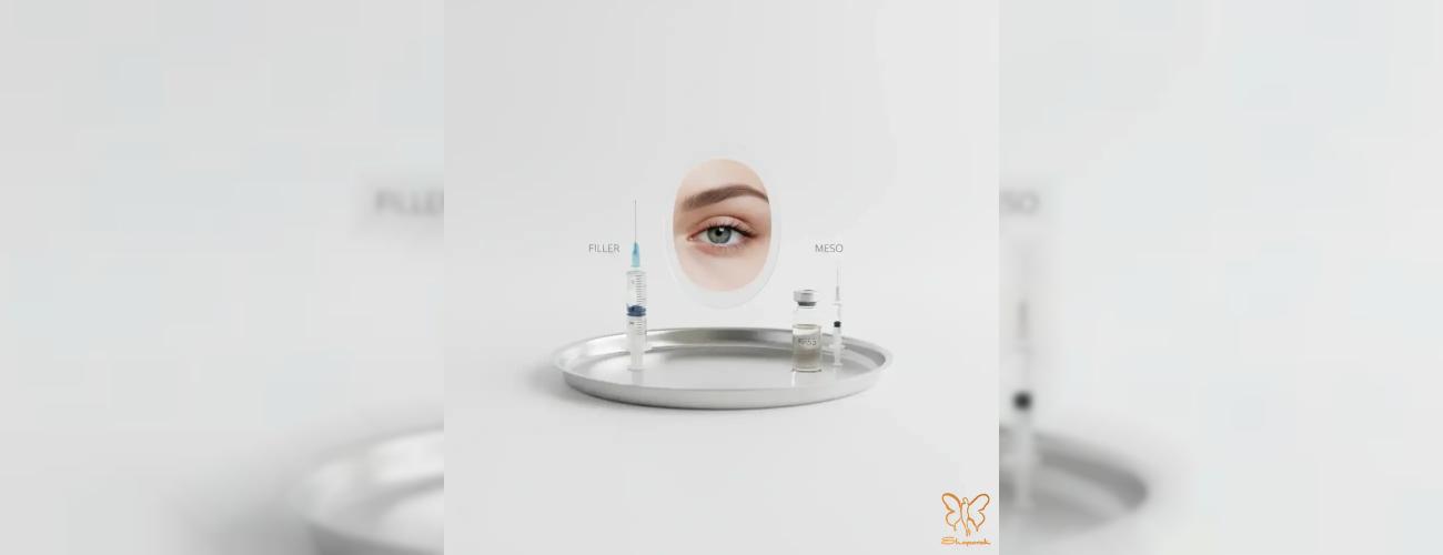 درمان تیرگی زیر چشم: مقایسه کاربردی ژل استایلج S و مزوتراپی RRS