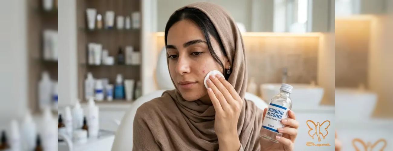 آیا الکل جوش صورت را خشک می‌کند؟ (بررسی عوارض + درمان قطعی در کلینیک شاپرک)