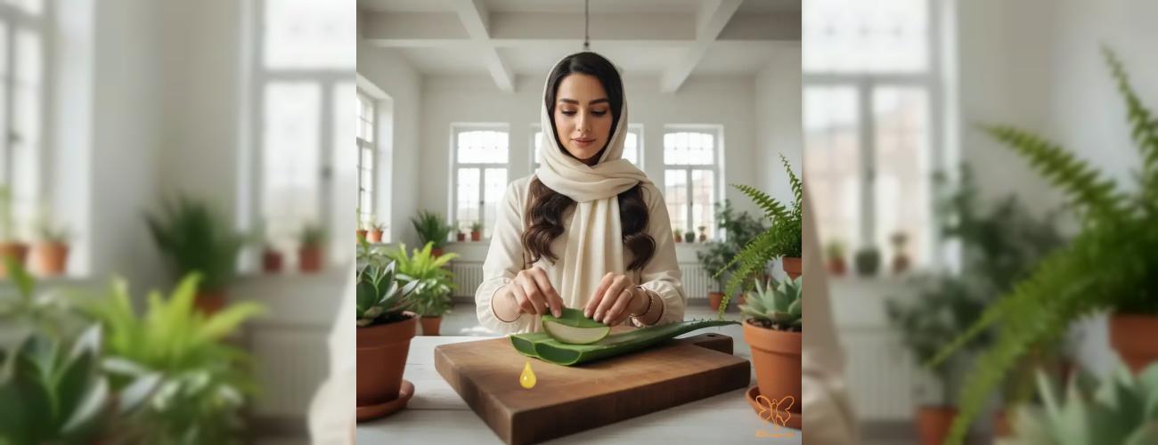 آلوئه‌ورا برای سلامت پوست: معجزه یا خطر؟ رازهایی که کلینیک شاپرک طلایی فاش می‌کند!