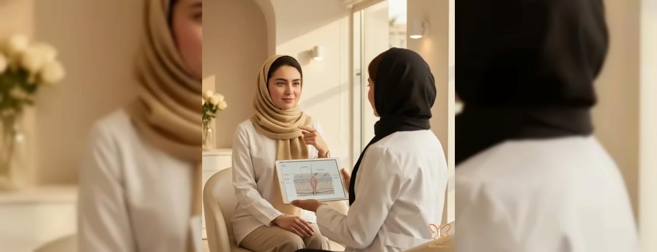 پوستتان بعد از مصرف داروهای پوستی می‌سوزد؟ (علت + راهکار فوری در کلینیک شاپرک)